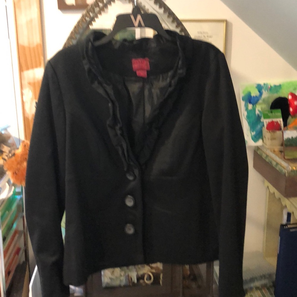 Black business jacket.